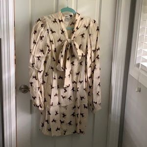 ASOS pussybow shirtdress